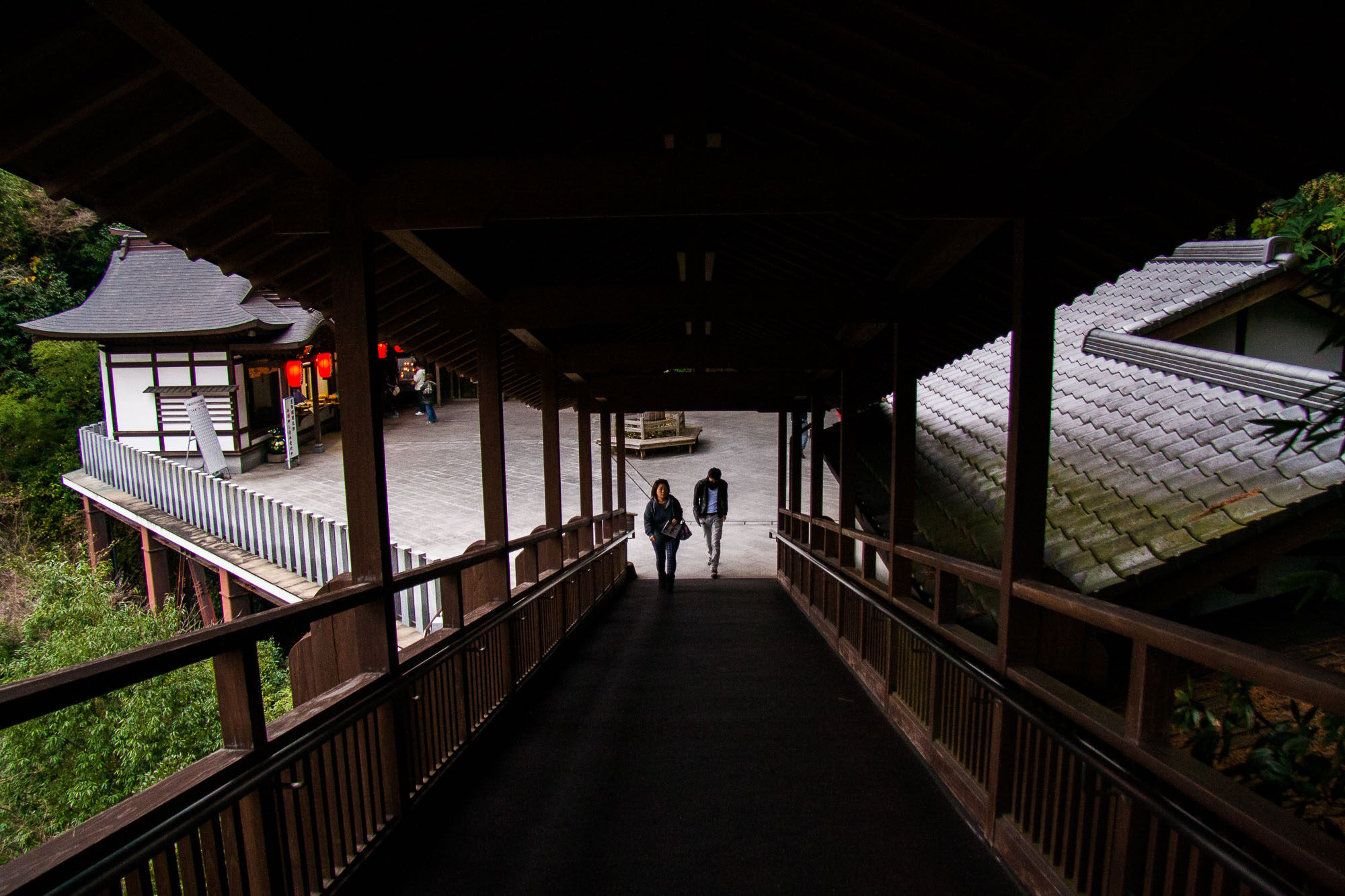 Walkway leading to the Nehanzo Buddha